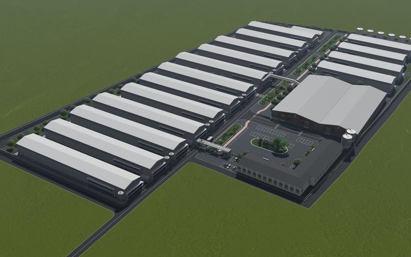 &mdash;千弓观光工厂建筑园景设计漫游动画