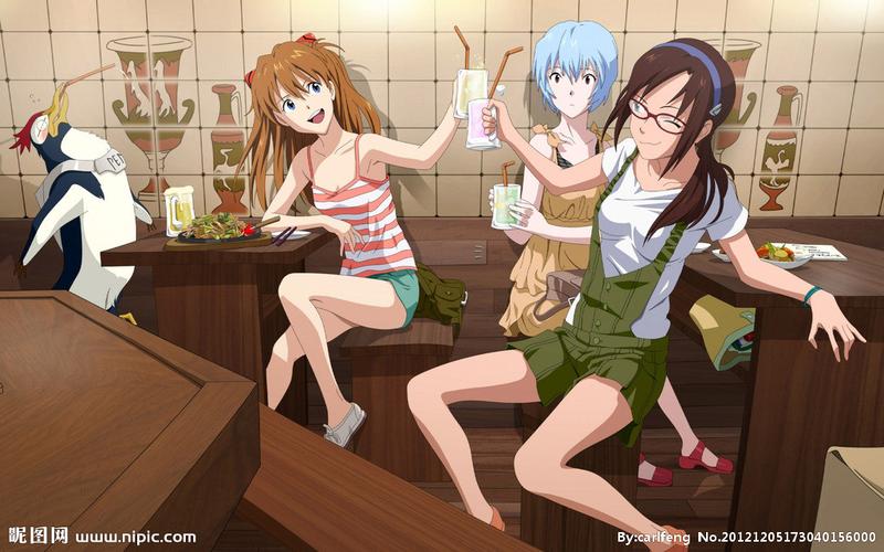 喝冷饮的女生设计图__动漫人物_动漫动画_设计图库